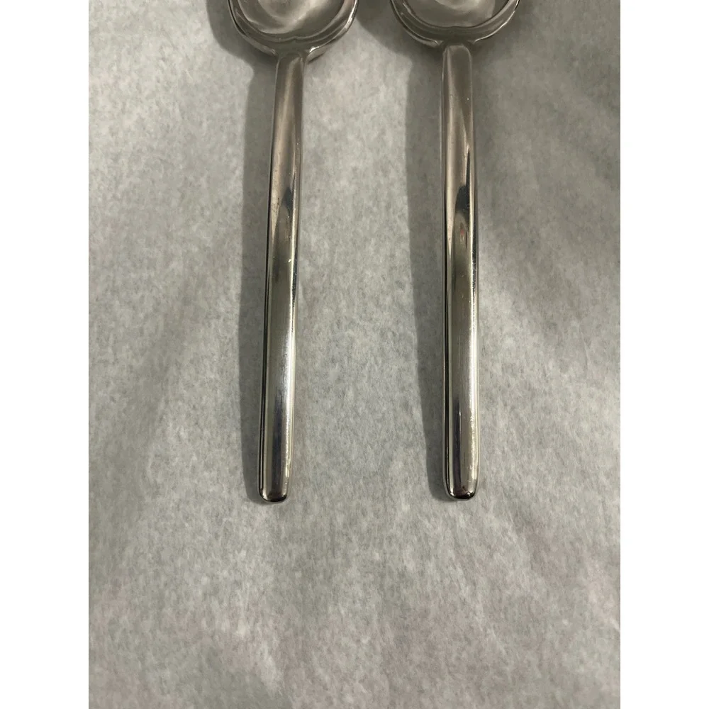Mikasa ZENA Japan Soup Spoons Glossy 18/8 Stainless Steel  7-5/8
